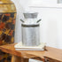 Deco 79 Metal Decorative Vase Milk Can Centerpiece Vase, Flower Vase for Home Decoration 8" x 7" x 12", Gray...
