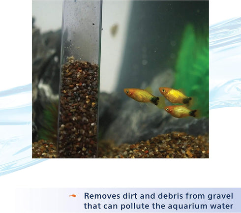 Aqueon Siphon Vacuum Gravel Cleaner Large - 10 Inches...