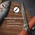 Premium Boning Knife with Sheath & Pocket Sharpener 6 Inch High Carbon Stainless Steel Japanese Fillet Professional Trimming Knife for Meat, Fish,...