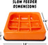 Downtown Pet Supply - Slow Feeder Dog Bowls - Anti-Choke Dog Food Bowl for Wet Dog Food, Solids and Dry Dog Food - Non-Slip Feet - BPA, PVC & Phth...