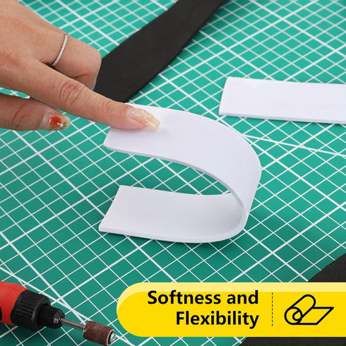 2-Pack White Foam Sheets Roll, 5mm Thick Premium Cosplay EVA Foam Sheet, 13.9" x 59" with High Density 86kg/m3 Craft Foam for Costume, DIY Project...