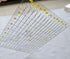 HONEYSEW Acrylic Quilt Cut Ruler Template for Quilting Fabric Cutting Crafts...
