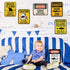 WERNNSAI Shark Zone Party Decorations - 6 PCS Size 8'' Funny Party Wall Decor Signs for Boys Kids Birthday Party Ocean Shark Theme Party Supplies...