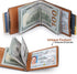 RFID Blocking Bifold Slim Vegan Leather Minimalist Front Pocket Wallets for Men Money Clip...
