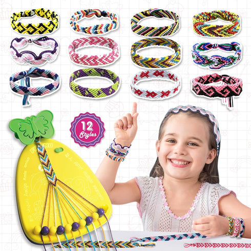 Qurhafoo Friendship Bracelet Making kit for Girl, Gifts for Girls Ages 7 8 9 10 11 12 Year Old Birthday Present, String Bracelets Maker Crafts Toy...