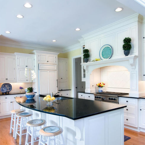 Westinghouse 4104000 Recessed LED Downlight Dimmable Warm Energy Star Light Bulb with Medium Base, 5 Inch 80 Watt Equivalent, White Trim...