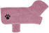 Bone Dry Pet Robe Collection, Embroidered Absorbent Microfiber Bath Robe with Adjustable Closure, for Dogs & Cats, Medium, Rose...