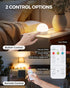 Rechargeable Light Bulbs with Remote Control, Battery Operated Light Bulbs with Timer, 3 Color Temperature, Dimmable Wireless Puck LED Bulb for Wa...