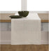 Solino Home Linen Table Runner 48 Inches - 100% Pure Linen Light Natural Table Runner 14 x 48 Inch Ideal for Dresser and Coffee Tables - Summer, F...
