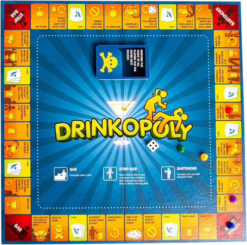 Party-Game | Fun Drinking-Game for-Game Night | Hilarious Social and Interactive-Board-Game for Adults | Ages 21+ | 1-6 Players | Average Playtime...