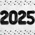 KatchOn, Huge Black 2025 Balloons Number - 42 Inch, Graduation Balloons | Foil 2025 Balloons Black, Graduation Decorations Class of 2025 | 2025 Ba...
