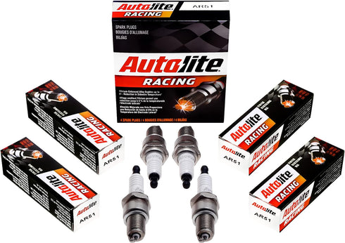 Autolite AR51-4PK High Performance Racing Non-Resistor Spark Plug, Pack of 4...