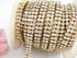 3 Feet 1 Yard 2 Rows Ss16 4mm Close Rhinestone Chain Trims Cup Chain Wedding Cake (Gold+Clear Crystal)...