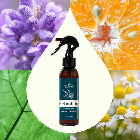 Plant Therapy Relax Shower Steamer Mist 4 oz Aromatherapy Spray for Spa, Made with Pure & Natural Essential Oils, Calming & Soothing, Deodorizer f...