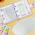 Harphia Mini Budget Binder with Zipper Envelopes & Expense Budget Sheets,Transparent Money Binder with Cash Envelopes for Budgeting and Saving Mon...