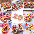 3D Silicone Cake Pans Large Number Cake Mould Novelty Cake Tins DIY Baking Mold for Birthday Wedding Anniversary 10 inch Number of 6...