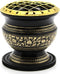 Govinda® -Tall Decorated Brass Charcoal Screen Incense Burner...