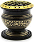 Govinda® -Tall Decorated Brass Charcoal Screen Incense Burner...