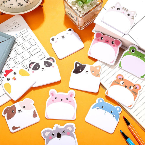 Yinder 24 Pads Cute Sticky Notes Cartoon Sticky Kawaii Sticky Notes Fun Sticky Notes Cute Notepads Sticky Note Pads Self Stick Memo Pad for Office...