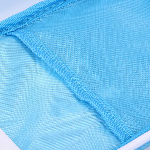 First Aid Bag First Aid Kit Empty Medical Storage Bag Red Trauma Bag for Emergency First Aid Kits Car Workshop Cycling Outdoors (Blue Handle)...