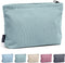 MAANGE Small Makeup Bag For Purse, Travel Cosmetic Bag Makeup Pouch Corduroy Portable Versatile Zipper Pouch For Women (GREEN)...