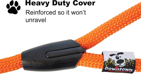 Downtown Pet Supply - Heavy-Duty Corded Dog Leash - Corded Climbing Rope Dog Leash - Recall & Obedience Dog Training Tools - Strong Dog Leash - 30...