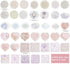 Vintage Scrapbook Paper Lace, 40pcs 4 Different Styles Scrapbook Supplies for DIY Cards, Scrapbooks, Photo Frames, Albums, Crafts, Card Making...