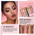 Blush Palette, Highlighter Contour Makeup Palette, Blush for Cheeks, All-In-One Bronzer Bright Shimmer Cosmetics Sets for Eyes, Lips & Cheeks...