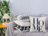 Set of 4 Decorative Throw Pillow Covers 18x18 Inch for Couch, Black and White/Cream Square Accent Pillows Case for Cushions Sofa Bed and Living Ro...