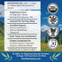 Pure Mountain Botanicals Organic Liquid Stevia Sweetener – Alcohol Free and Kosher Sweet Sugar Substitute Stevia Drops - 2oz Glass Bottle...