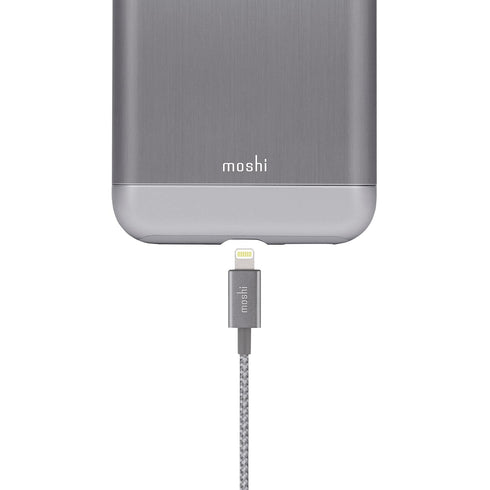 Moshi Integra USB-A to Lightning Cable 4 ft/1.2m, iPhone Charger, MFi-Certified, Ballistic NylonBraiding, Compatible with iPhone 12, AirPods Pro, ...