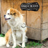 2 Pieces Dog Sign for Fence Beware of Warning Signs Metal Aluminum Funny Rustic Dog in Yard Keep Gate Closed Wall Door Sign (Classic Pattern)...