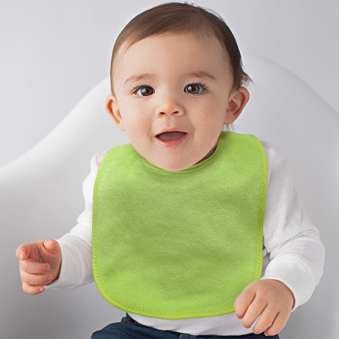 Neat Solutions 8 Count Multi-Color Solid Knit Terry Feeder Bib, Boy...