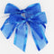 Royal Blue Pre-Tied Organza Bows With Twist Ties. Pack of 12 Satin-Edged Fabric Bows Made of 1-1/2" Ribbon. Bow Measures 4" Wide (12, Royal Blue)...