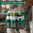 Garden Apron for Women, Adjustable Tool Belt with 8 Pockets - Heavy Duty Oxford Work Belt for Gardening, Construction (Green)...