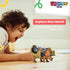 Dazmers Robotic Large Dinosaur Toys for Boys - Light & Sound Effect - Interactive Walking Dinosaur with Dump Truck and Recycling Bin Accessory - 3...