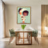 Posterizer 1 pcs-lttle astronaut girl-Abstract & Modern Art-Kids Room Art-Gift for Daughter, Son, Kids-decor for nursery toddlers kids room- UNFRA...