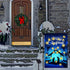Nativity Christmas Lighted Garden Flag Christmas Outside Decor Solar LED Burlap Religious Merry Christmas Yard Flag Rustic Holy Night Farmhouse Ya...