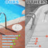 Pool Skimmer Basket Hook Tool, Stainless Steel pool Skimmer Hook Extended Knee Protection Skimmer Basket Handle for Cleaning Swimming Pool Debris ...
