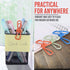Chip Clips with Bag, PVC-Coated Utility Bag Clips for Food Packages, Chips Bag, Clothes, Paper, 2 Inch, Pack of 15...