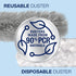Bona High Performance Dusting System - 1 Compact Handle, 5 Disposable Dusters, & 1 Reusable Duster - Compact Dusting Kit Removes Dust & Pet Hair...