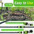 Soaker Hose - 25FT Save 80% Water Drip Flat Garden Hose -Thickened Heavy Duty Double Layer Drip Flexible Leakproof, Drip Watering Hose for Garden ...