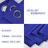 Royal Blue Valances for Bedroom Solid Blackout Thermal Insulated Cobalt Blue Valances for Windows for Living Room Kitchen Loft Grommet Top 1 Panel...