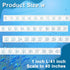 4 Pieces 40 Inch Fish Measuring Tape Fish Ruler Sticker Adhesive Transparent Fish Ruler Fish Measuring Board Transparent Waterproof Fish Measuring...