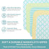 Spasilk Washcloth Wipes Set for Newborn Boys and Girls, Soft Terry Washcloth Set, Pack of 10, Green Diamonds...