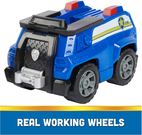 Paw Patrol, Chase’s Patrol Cruiser, Toy Car with Collectible Action Figure, Sustainably Minded Kids Toys for Boys & Girls Ages 3 and Up...