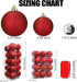 Lulu Home Christmas Ball Ornaments, 20 Ct 3.15" Pre-Strung Hanging Ornament Decorations, Xmas Shatterproof Plastic Balls for Holiday Party Wreath ...