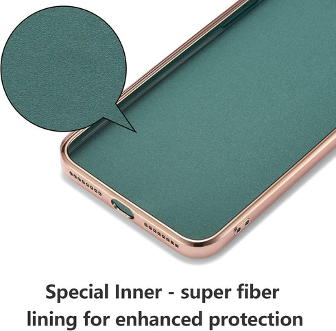 EYZUTAK Electroplated Magnetic Ring Holder Case, 360 Degree with Rotation Metal Finger Ring Holder Magnet Car Holder Soft Silicone Shockproof Cove...