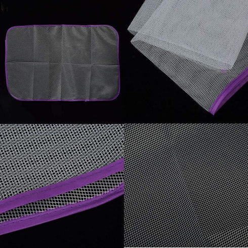 3Pcs Blue Protective Ironing Scorch-Saving Mesh Pressing Pad Mesh Cloth, No Melt Pressing Cloth for Easy Ironing and Protection,50x35 Deft Process...