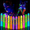 12 Pcs Glow in The Dark Face Body Paint, UV Black Light Glow Makeup Kit for Kids Adult, Non-Toxic Fluorescent Face Paints Crayons for Birthday Par...